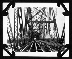 Liberty Memorial Bridge under construction Bismarck ND