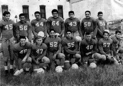 Football Team, Fort Totten ND 1953