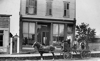Will Seed Company Wagon and Store
