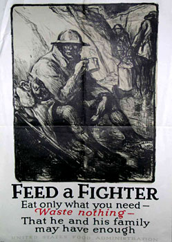 Feed a Fighter World War 1 poster