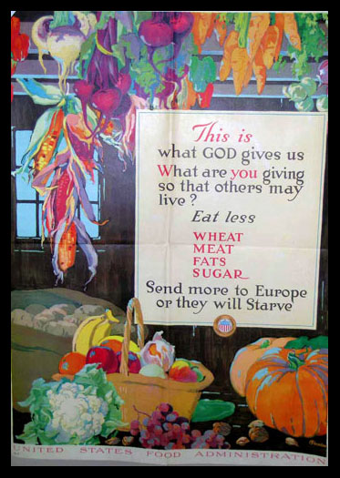 Wheat, Meat, Fats, and Sugar poster