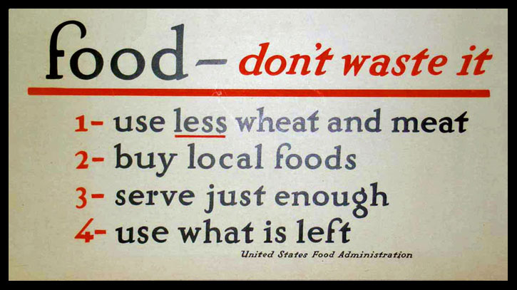 Food - Don't Waste It poster