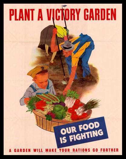 Plant a Victory Garden poster