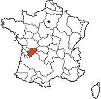 Angoumois provincial map
