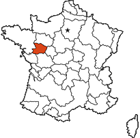 Anjou  provincial map