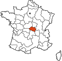 Bourbonnais provincial map