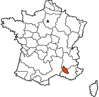 Comtat Venaissin provincial map