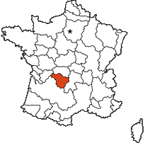 Limousin provincial map