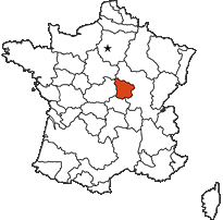 Nivernais provincial map