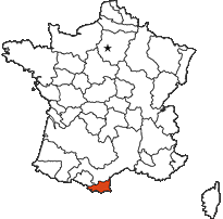 Roussillon provincial map
