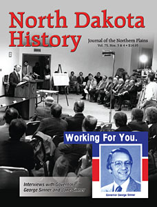 cover of North Dakota History Volume 75.3-4