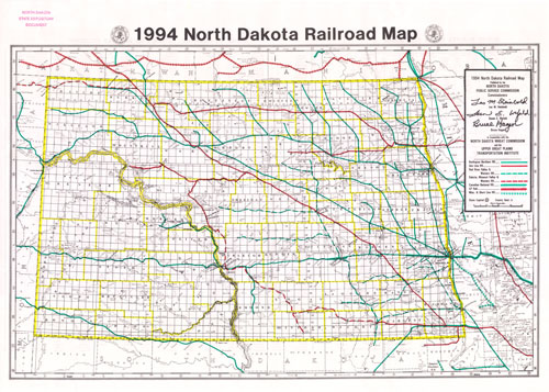 1994 Railroad Map