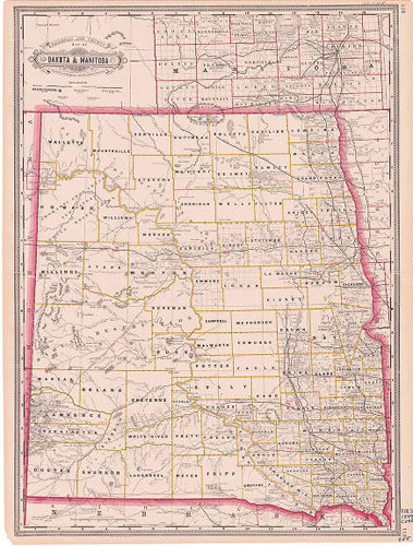 Railroad & County Map