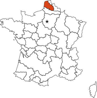 Artois provincial map