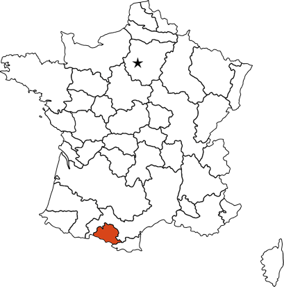 Comte de Foix provincial map