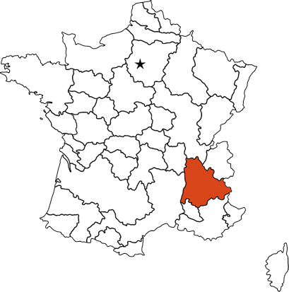 Dauphine provincial map