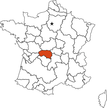 Marche provincial map