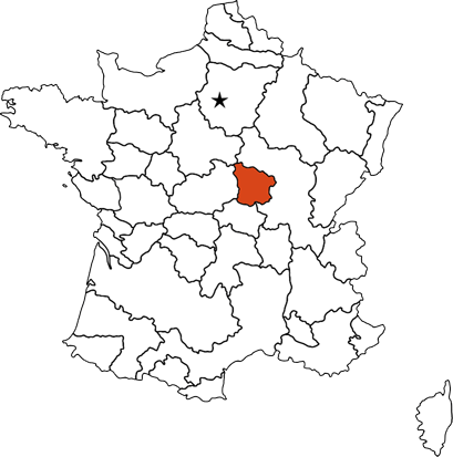 Nivernais provincial map