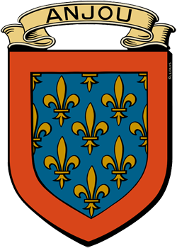 anjou shield