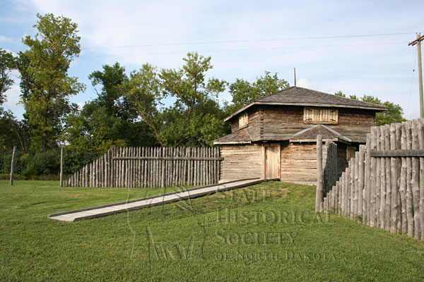 Fort Abercrombie bastion up close