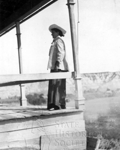 Marquise on porch, 1903