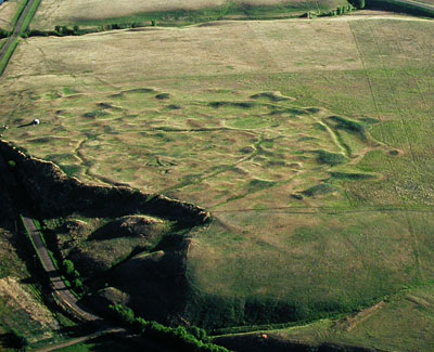 Double Ditch Aerial from South