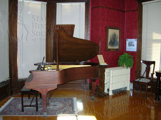 piano in South Parlor